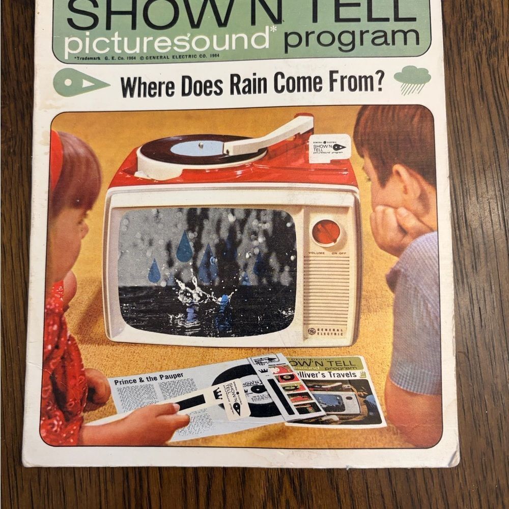GE Vintage 60’s Show N Tell Picture Sound Program 7 “record